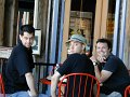 JOhn,Jay,Paul eating in SF